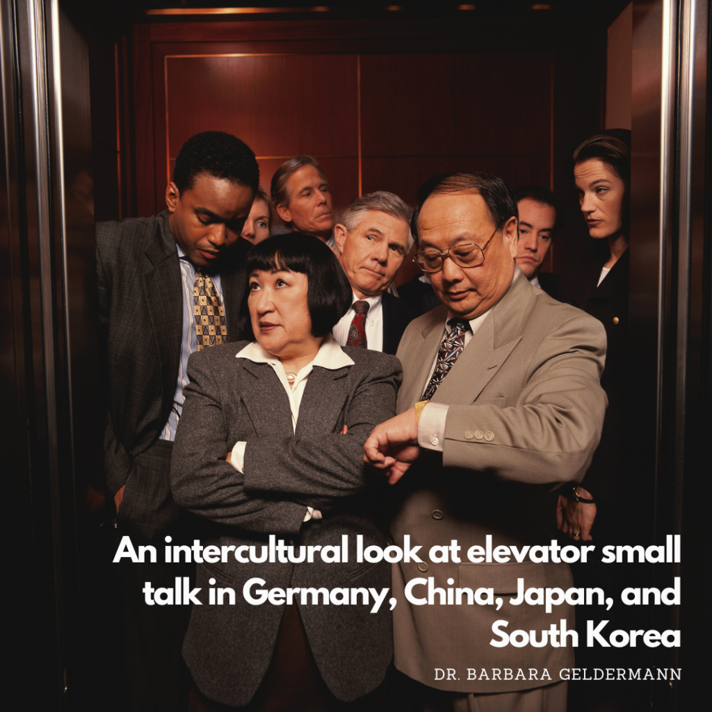 The Short Distance of Politeness An intercultural look at elevator small talk in Germany, China, Japan, and South Korea