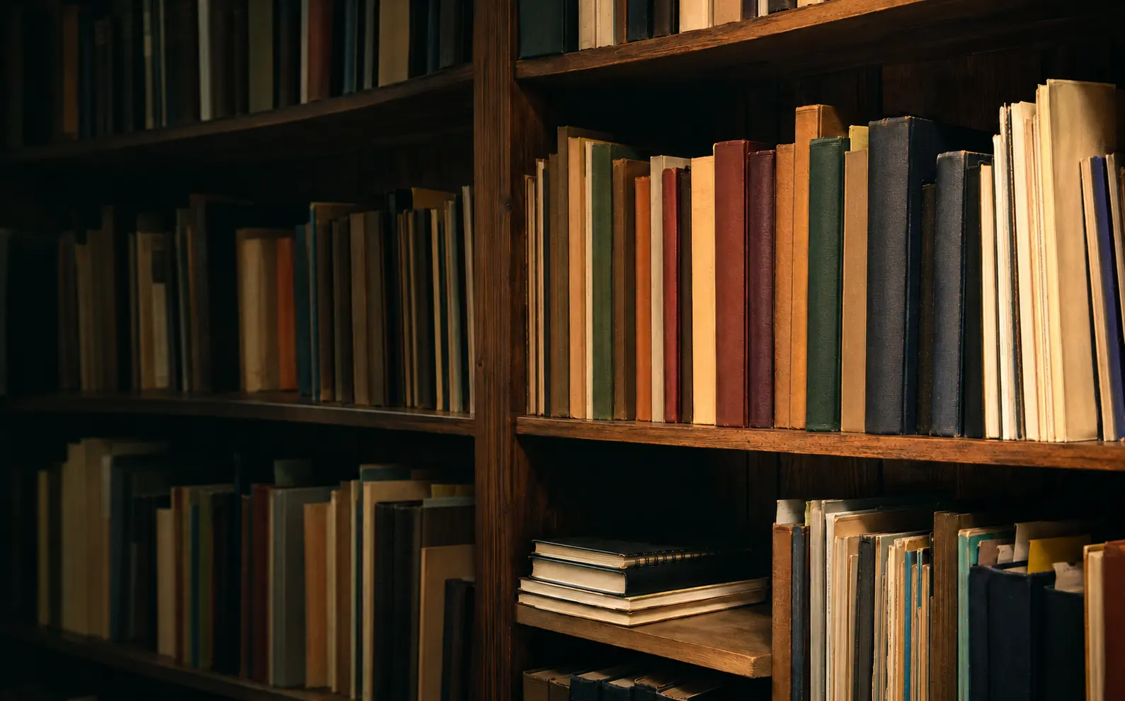 Bookshelf symbolizing sound knowledge and sustainable learning